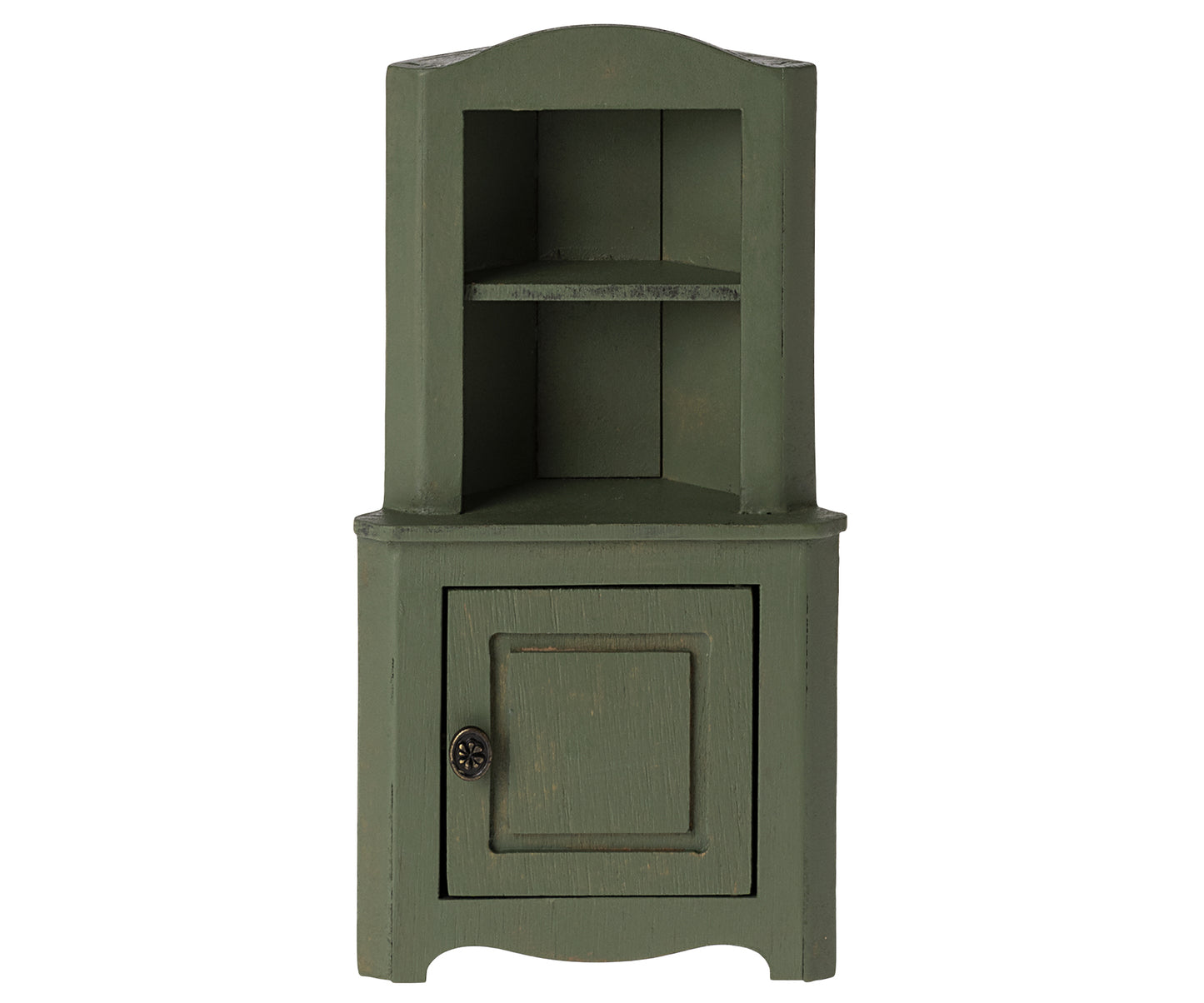 Maileg Corner Cabinet, Mouse - Dark Green