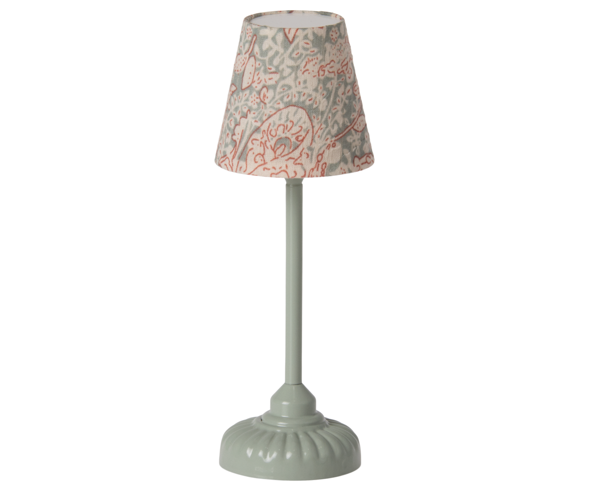 *PRE-ORDER* - Maileg Vintage Mouse Floor Lamp, Mint (Item Comes Without Battery) - * ARRIVING W/C 23RD SEPTEMBER 2024*