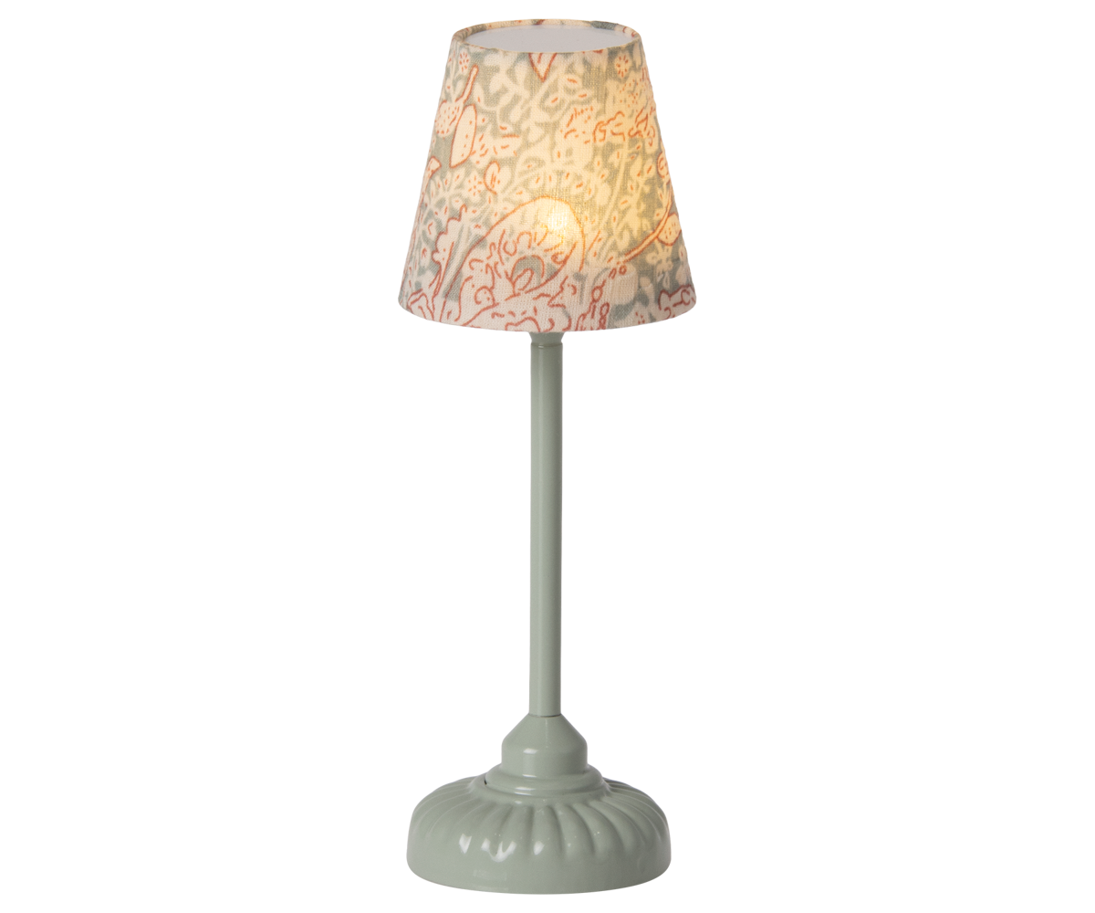 *PRE-ORDER* - Maileg Vintage Mouse Floor Lamp, Mint (Item Comes Without Battery) - * ARRIVING W/C 23RD SEPTEMBER 2024*