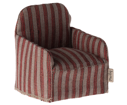 Maileg Chair Mouse, Stripe