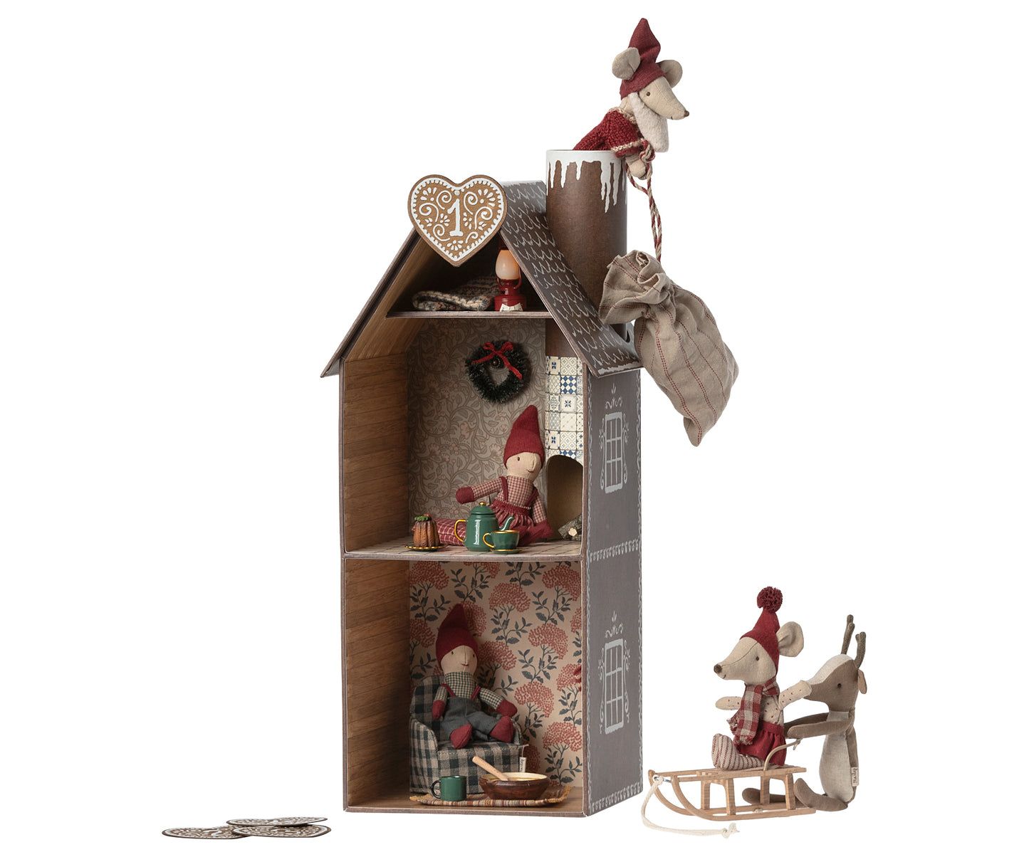 Maileg Gingerbread House, Mouse