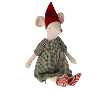 Maileg Christmas Mouse, Medium, Girl