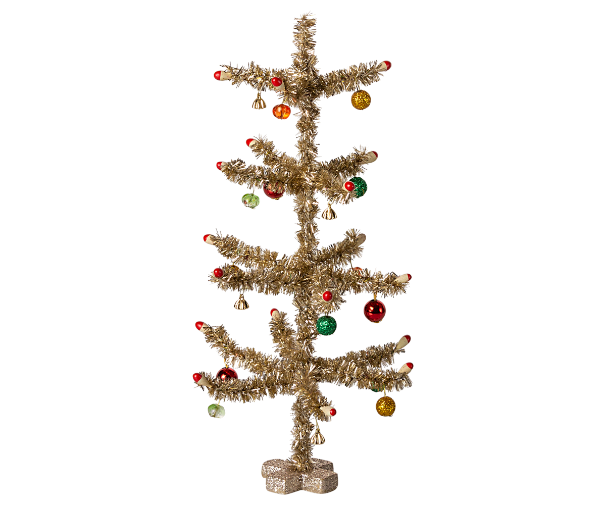 *PRE-ORDER* - Maileg Christmas Tree Gold, Red & Green Decoration - *ESTIMATED ARRIVAL EARLY NOVEMBER 2024*