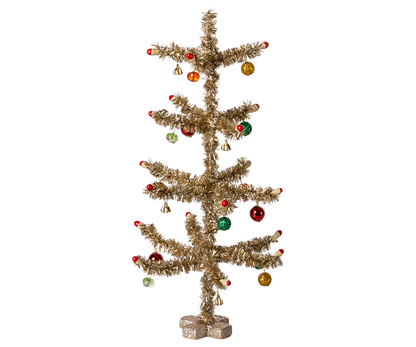 *PRE-ORDER* - Maileg Christmas Tree Gold, Red & Green Decoration - *ESTIMATED ARRIVAL EARLY NOVEMBER 2024*