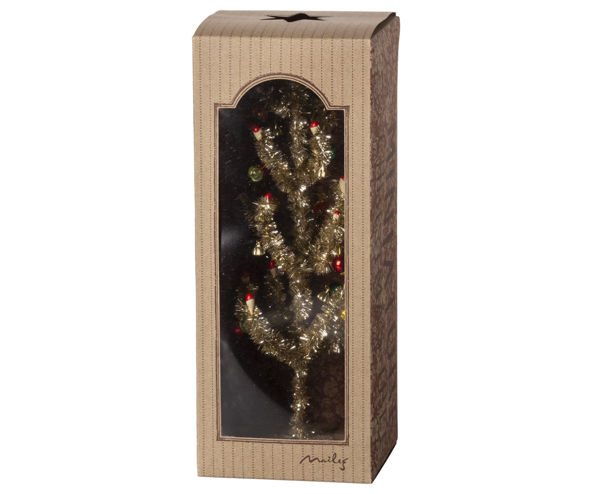 *PRE-ORDER* - Maileg Christmas Tree Gold, Red & Green Decoration - *ESTIMATED ARRIVAL EARLY NOVEMBER 2024*