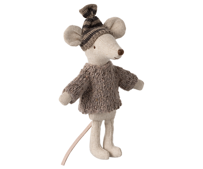 *PRE-ORDER* - Maileg Knitted Sweater & Hat, Big Brother Mouse - *ESTIMATED ARRIVAL MID NOVEMBER 2024