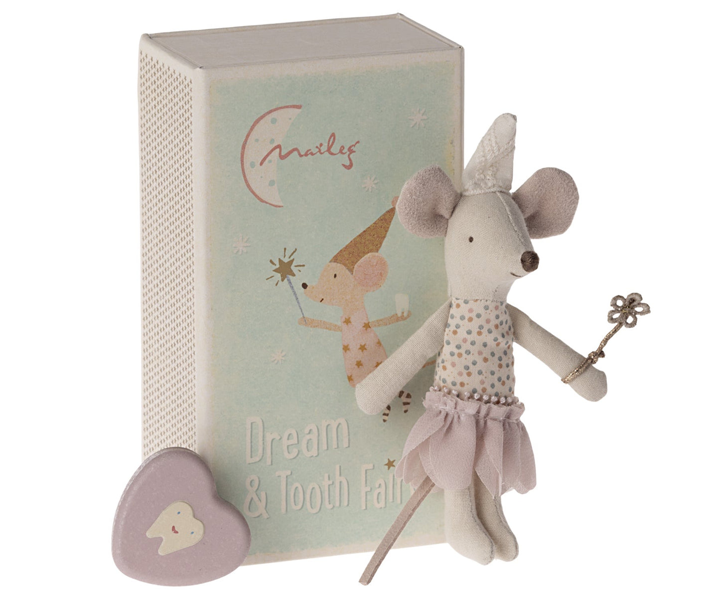 Maileg Tooth Fairy Mouse, Little Brother & Little Sister In Matchbox (One Of Each) Bundle - Worth £56.50