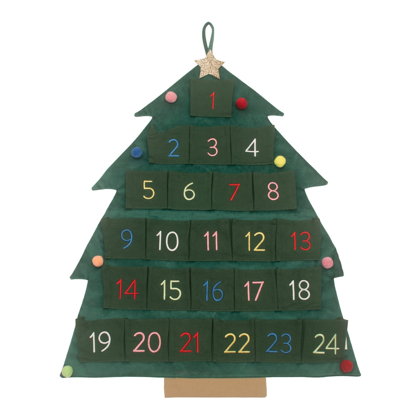 Rockahula Kids Christmas Tree Reusable Advent Calendar With 3 Sets Of Hair Clips Bundle - Worth £49.50