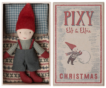 Maileg Pixy Elf In Matchbox