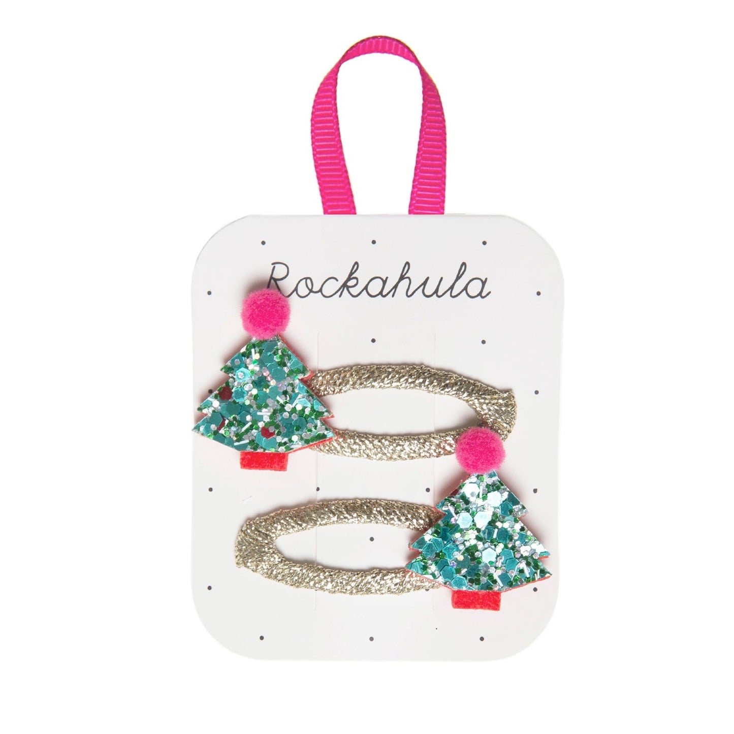 Rockahula Kids Christmas Tree Reusable Advent Calendar With 3 Sets Of Hair Clips Bundle - Worth £49.50