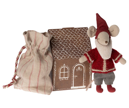 Maileg Santa Mouse & Dance Mouse In Daybed, Little Sister Bundle - Worth £61.50