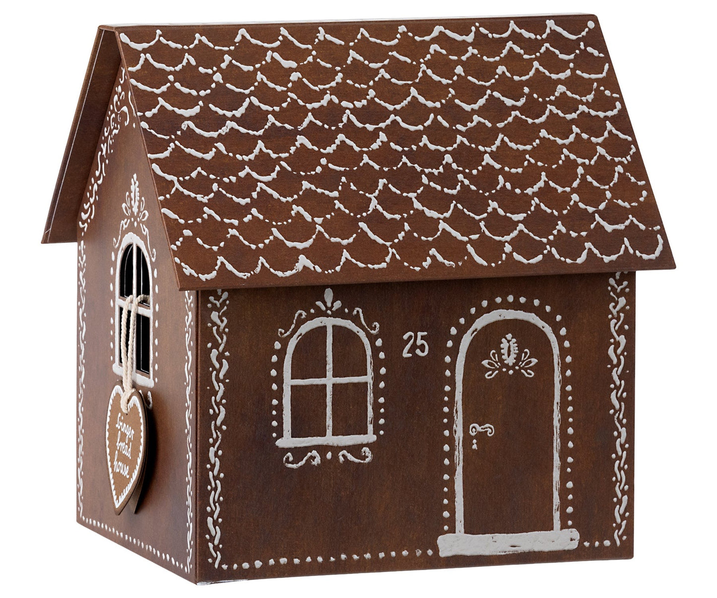 Maileg Gingerbread House (Small) & Santa Mouse Cosy Sleigh (Red) Ski Bundle - Worth £134.25