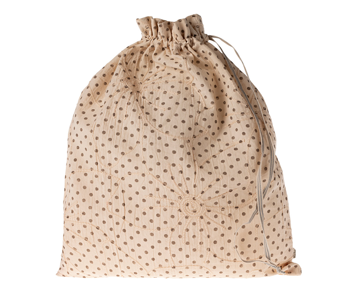 Maileg Large Bag - Brown Dots