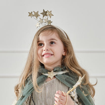 Ginger Ray Gold Star Christmas Headband