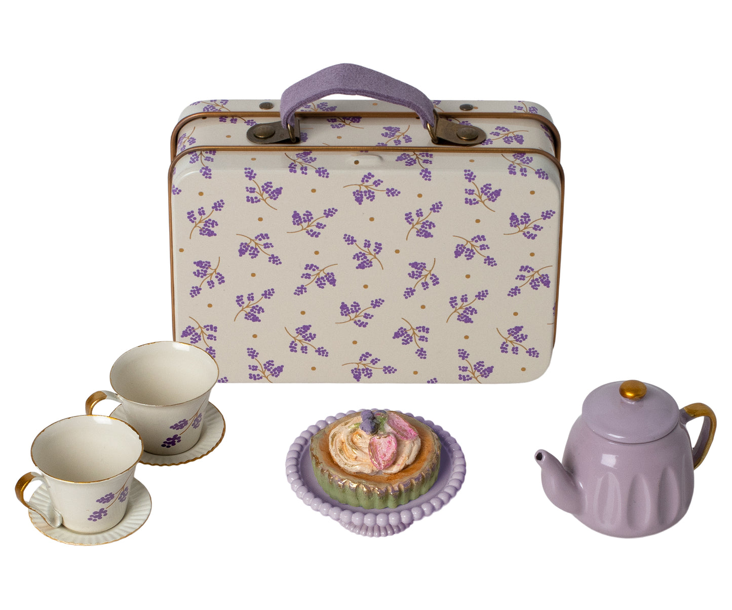 *SECONDS, MISSING PURPLE TEAPOT* - Maileg Afternoon Treat, Mouse, Purple Madelaine