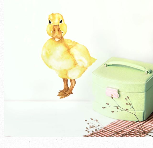 Chocovenyl Duckling Fabric Wall Sticker A4